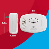 First Alert Carbon Monoxide Detector, Plug-In Alarm with Battery Backup, CO606, White, 1-Pack