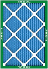Filterbuy 14x18x1 Air Filter MERV 13 Optimal Defense (2-Pack), Pleated HVAC AC Furnace Air Filters Replacement (Actual Size: 13.50 x 17.50 x 0.75 Inches)
