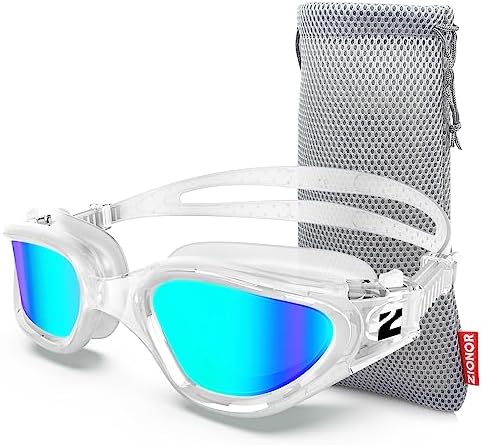 ZIONOR Swim Goggles, G1 SE Swimming Goggles Anti-Fog for Adult Men Women