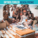 Engel 19qt Leak-Proof, Air Tight, Drybox Cooler and Small Hard Shell Lunchbox for Men and Women