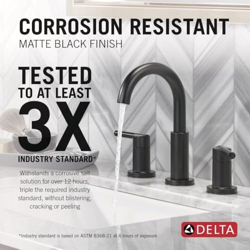 Delta 35749LF-BL Nicoli Bathroom Faucet, Matte Black