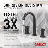Delta 35749LF-BL Nicoli Bathroom Faucet, Matte Black