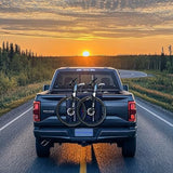 MICTUNING Tailgate Bike Pad for Mountain Bike, Secure 2 Bikes on Truck, ScratchResistant Tailgate Pad with Reflective Strips and Tool Pocket, for Outdoor Bicycle Transportation