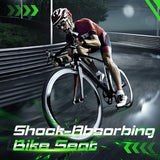 Zacro Bike Seat Cushion - Gel Padded Bike Seat Cover for Men Women Comfort, Extra Soft Exercise Bicycle Seat Compatible with Peloton, Outdoor & Indoor Bike Saddles