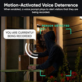 Wyze Battery Video Doorbell Wireless Camera, 1536x1536 HD+ with Color Night Vision, 2-Way Audio, 1:1 Head-to-Toe View, Person/Vehicle/Package Monitor, Wire-Free/Wired Option, 1 Minute Easy Setup