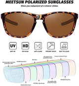 MEETSUN Polarized Sports Sunglasses for Women Men Driving Running Cycling Fishing Sun Glasses UV400 Protection
