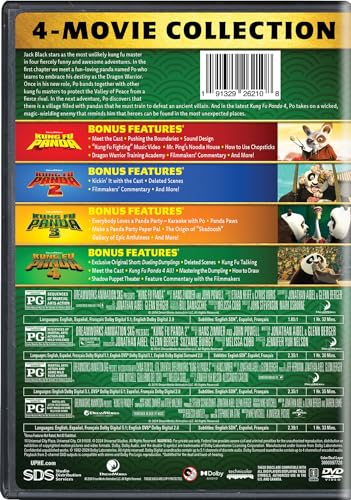 Kung Fu Panda: 4-Movie Collection [DVD]