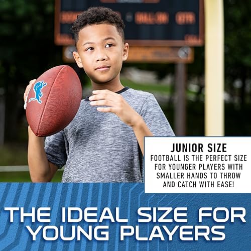 Franklin Sport NFL Team Football - Youth Junior Size Football for Kids - Official NFL Team Logo + Colors Youth Football - Kids NFL Fan Shop Football
