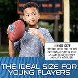 Franklin Sport NFL Team Football - Youth Junior Size Football for Kids - Official NFL Team Logo + Colors Youth Football - Kids NFL Fan Shop Football