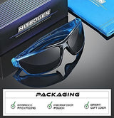 Nitrogen Polarized Wrap Around Sport Sunglasses for Men Women UV400 Protection Sun Glasses