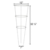 BestNest Panacea 89723 Round Tomato & Pepper Towers, Galvanized, Pack of 20