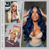 Alimoonbeam 613 13x6 Lace Front Wig Human Hair 200 Density Blonde Body Wave Lace Front Wigs Blonde Wig Human Hair Hd Lace Frontal Wigs 13x6 (30 Inch)