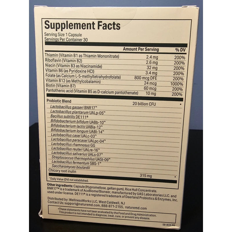 365 Nature MD Synbiotic 365 - 30 capsules - New! Exp 11/26