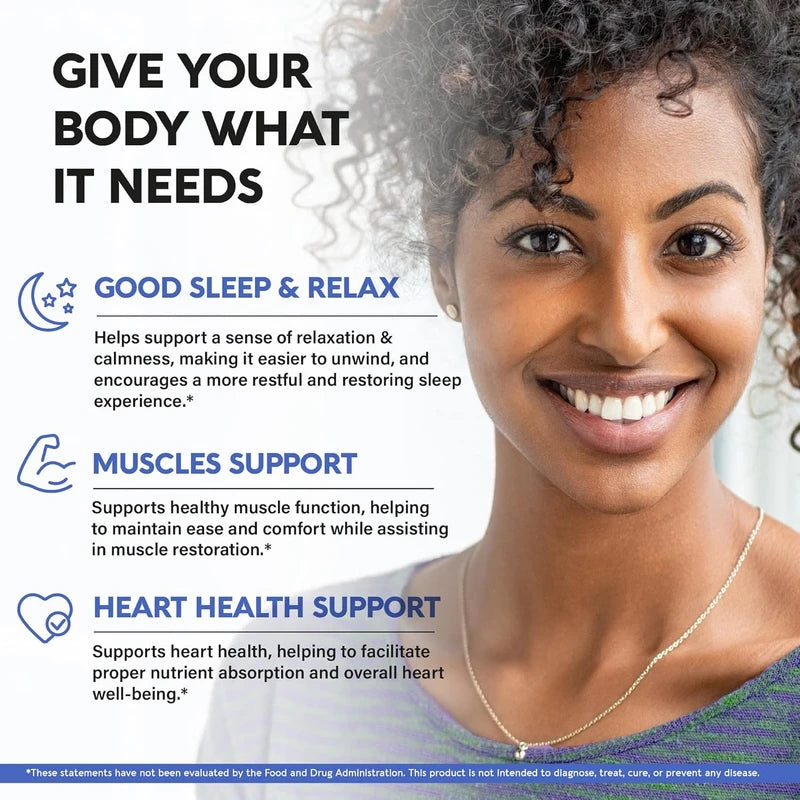 Glicinato de magnesio 500 mg – Suplemento quelatado – 98% de alta absorción – Apoyo para el sueño, la salud muscular y cardíaca – Fabricado en Estados Unidos, probado en laboratorio y sin OMG – 120