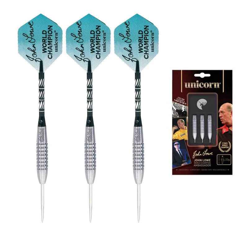 Unicorn Darts John Lowe W/c Ambassador 90% Tungsten Darts