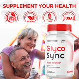 Glyco Sync Capsules - Glyco Sync Maximum Strength Sugar Support Pills, All Natural GlycoSync Once Daily Capsule for Health & Wellness Advanced Cinnamon Extract and Bilberry Formula (60 Capsules)