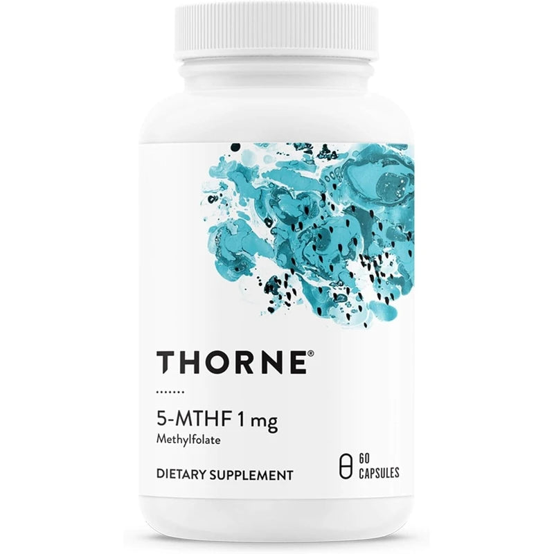 THORNE 5-MTHF Methylfolate Supplement -Supports Heart, Nerve - 60CT EXP 05/2026