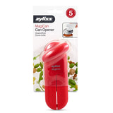 Zyliss MagiCan Manual Can Opener with Lid Release - Heavy Duty Can Opener Kitchen Gadgets - Home Can Opener Manual- Easy to Use Hand Held Can Opener - Effortlessly Open Cans - Compact Design - Red | Zyliss