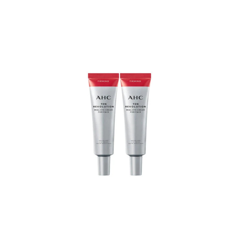 AHC Ten Revolution Real Eye Cream for Face 35ml 2pcs / AHC 텐 레볼루션 리얼 아이크림 포 페이스 35ml 2개