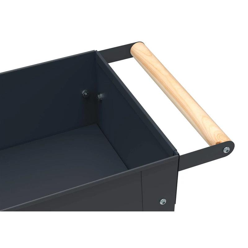 Herstera 8933901 Garden Trolley Wheeled Planter, Anthracite