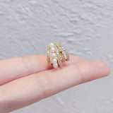 Astennu Lymphvity Auriculotherapy White Onyx Ear Cuff Slimio Auricular Rowline Earrings Earacupressure White Onyxes Detoxiear Cuffs Lymphatic Drainage Earrings Non Pierced Clip on Ear Cuffs