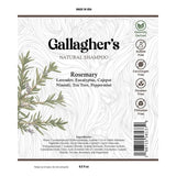 Gallagher's Rosemary Natural Shampoo  |  Essential Oil Blend