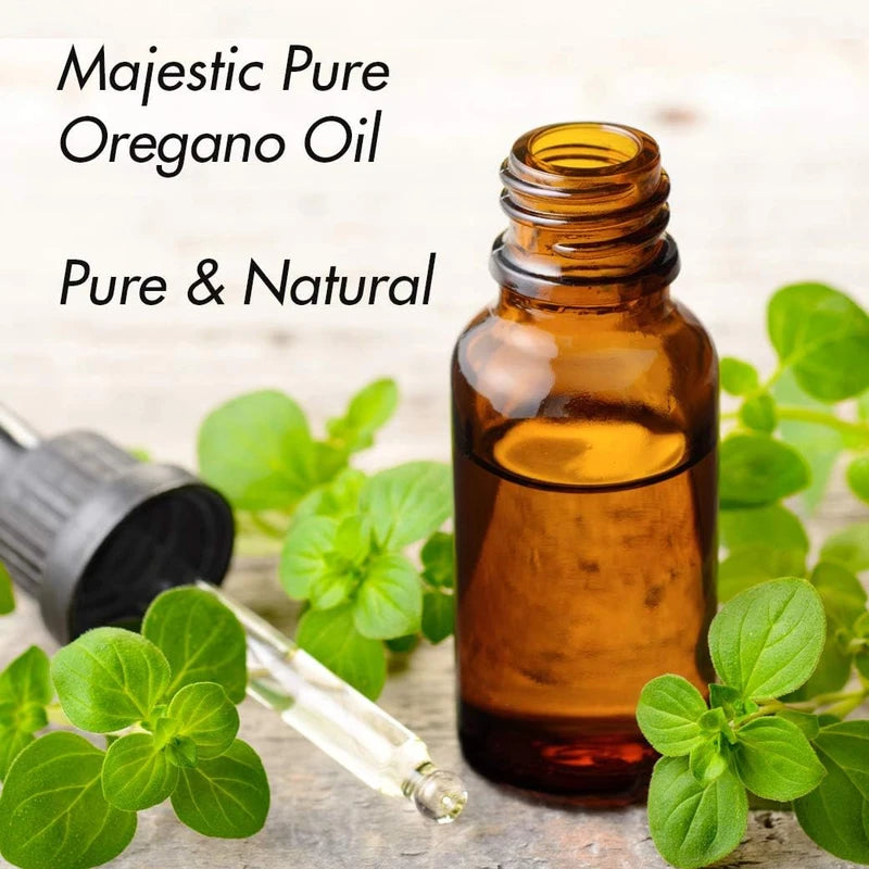 Majestic Pure MAJESTIC PURE Oregano Essential Oil | 100% Pure and Natural Oregano Oil | Premium Grade Essential Oils for Hair Care, Home Diffusers, Skin, Aromatherapy, Massage and Humidifiers | 118 ml