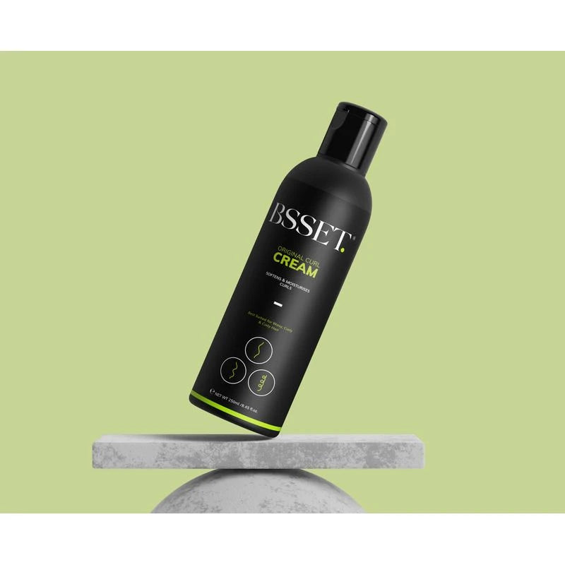 BSSET Defining Curl Cream With Jamaican Black Castor Oil and Olive Oil 250ml