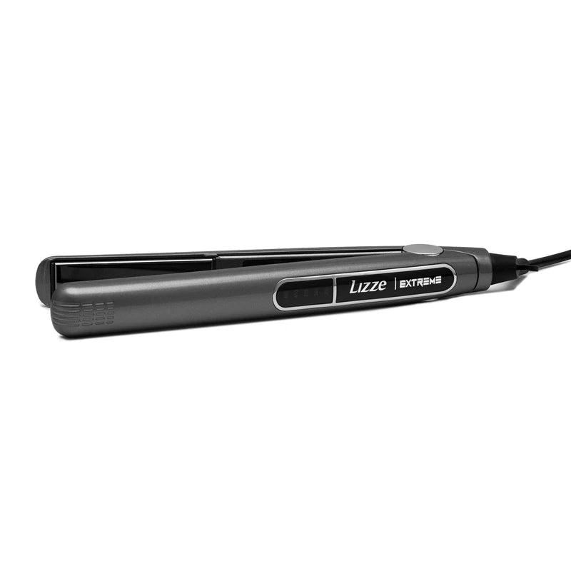 Professional Flat Iron Hair Straightener Plancha De Cabello Professional - Titanium Hair Iron Straightens Frizzy Hair Curls Sleek Salon Hair Styling Tool - Lizze Extreme Slim 1" Pro Straightening Iron