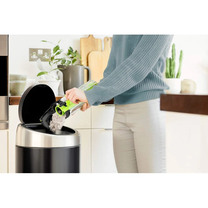 Gtech AirRam MK2 Cordless Vacuum Cleaner, 0.8 L, 22V, Grey/Green