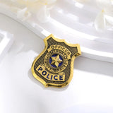 KHBKFW Police Badge Pin Officer Judy Badge Police Badge Brooch For Women, 1