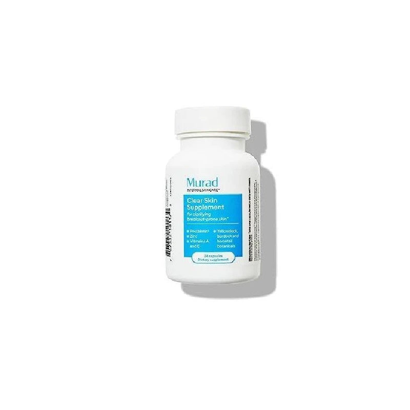 Murad Clear Skin Supplement Postbiotic Zinc Vitamin A 28 tablets/60 tablets, 1 unit / 뮤라드 클리어 스킨 서플먼트 포스트바이오틱 아연 비타민A 28정/60정, 1개