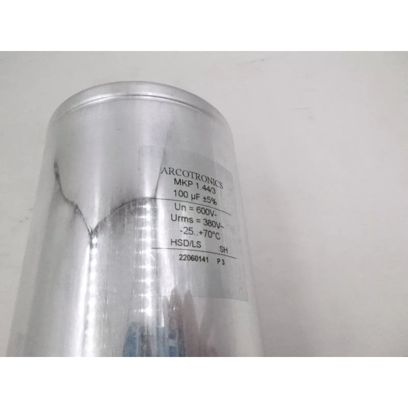 Kemet Arcotronics MKP 1.44/3 100uf Capacitor +-5% Un=600V Urms=380V 22060141
