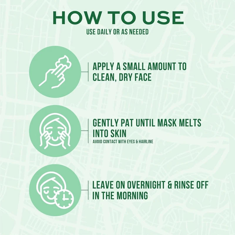 Freeman Exotic Blends Australian Aloe Jelly Mask Leave-On Overnight Facial Ma...