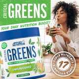 Applied Nutrition Critical Greens - Super Greens Powder, Boost Your Immune System with Superfood Nutrients, Natural Super Greens Taste, Vegan Friendly (150g - 30 Servings)