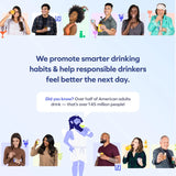 Cheers Relief | Next Morning Aid with Ginger + White Willow Bark | Feel Better After Drinking | 12 Doses | Ginger, White Willow Bark, L-Theanine, Caffeine