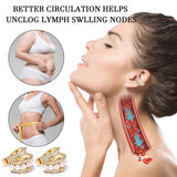 Astennu Lymphvity Auriculotherapy White Onyx Ear Cuff Slimio Auricular Rowline Earrings Earacupressure White Onyxes Detoxiear Cuffs Lymphatic Drainage Earrings Non Pierced Clip on Ear Cuffs