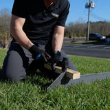 Edge Right - Hammer-in Landscape Edging - 24 inch Strips - 14-Gauge Cor-Ten Steel - 6 inch Depth (1 Pack)