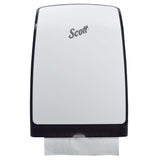 Scott Professional Scott Control MOD Slimfold Folded Paper Towel Dispenser (34830), 9.83" x 2.8" x 13.67", Compact, One-at-a-Time Manual Dispensing, White