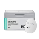 VT COSMETICS PDRN Daily Mask 30 Sheets, Vegan PDRN for Skin Restoration & Radiance, Hydrating & Moisturizing, Anti-Aging, Plumping Effect, Korean Face Mask (350g)