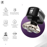 Skull Shaver Pitbull Gold PRO Head and Face Shaver: Ultimate Grooming Kit for Men, 5-in-1 Premium Bald Head Electric Head Shaver, Wet and Dry Easy