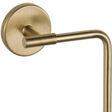 Delta Trinsic (1-Pack) Hand Towel Holder Champagne Bronze Towel Racks for Bathroom Wall Square Towel Ring Holder for Bath Towel Hanger for Kitchen, Bathroom Accessories 759460-CZ