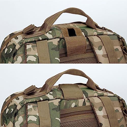 REEBOW GEAR Tactical Backpack for Men Military Tactical Bag Pack Army Molle Survival Bags Backpacks Comouflage