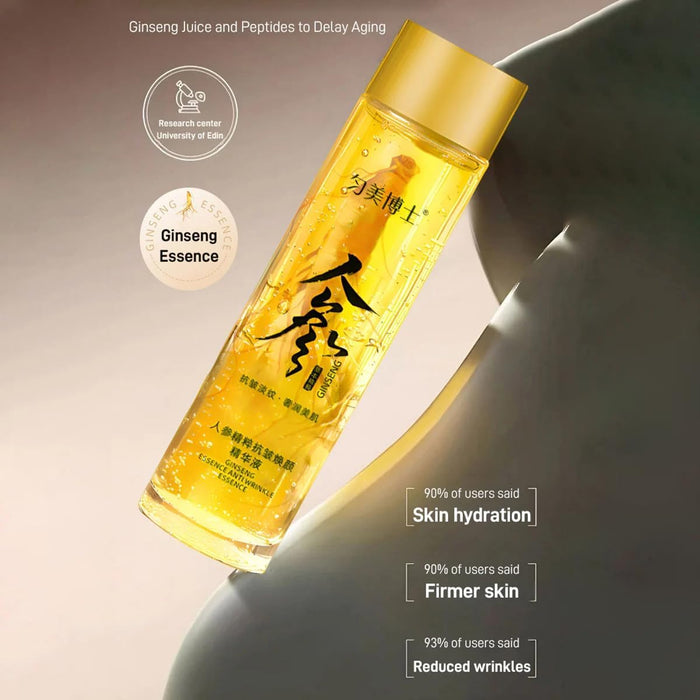 Ginseng Extract Liquid, Ginseng Anti-Wrinkle Essence Toner, Ginseng Extract Anti-Wrinkle Serum, Korean Red Ginseng Anti Aging Essence,Ginseng Face Serum (1bottle)