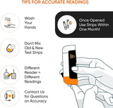 Dario 100 Blood Glucose Test Strips - Only works with Dario Monitor (25 Pack x 4)