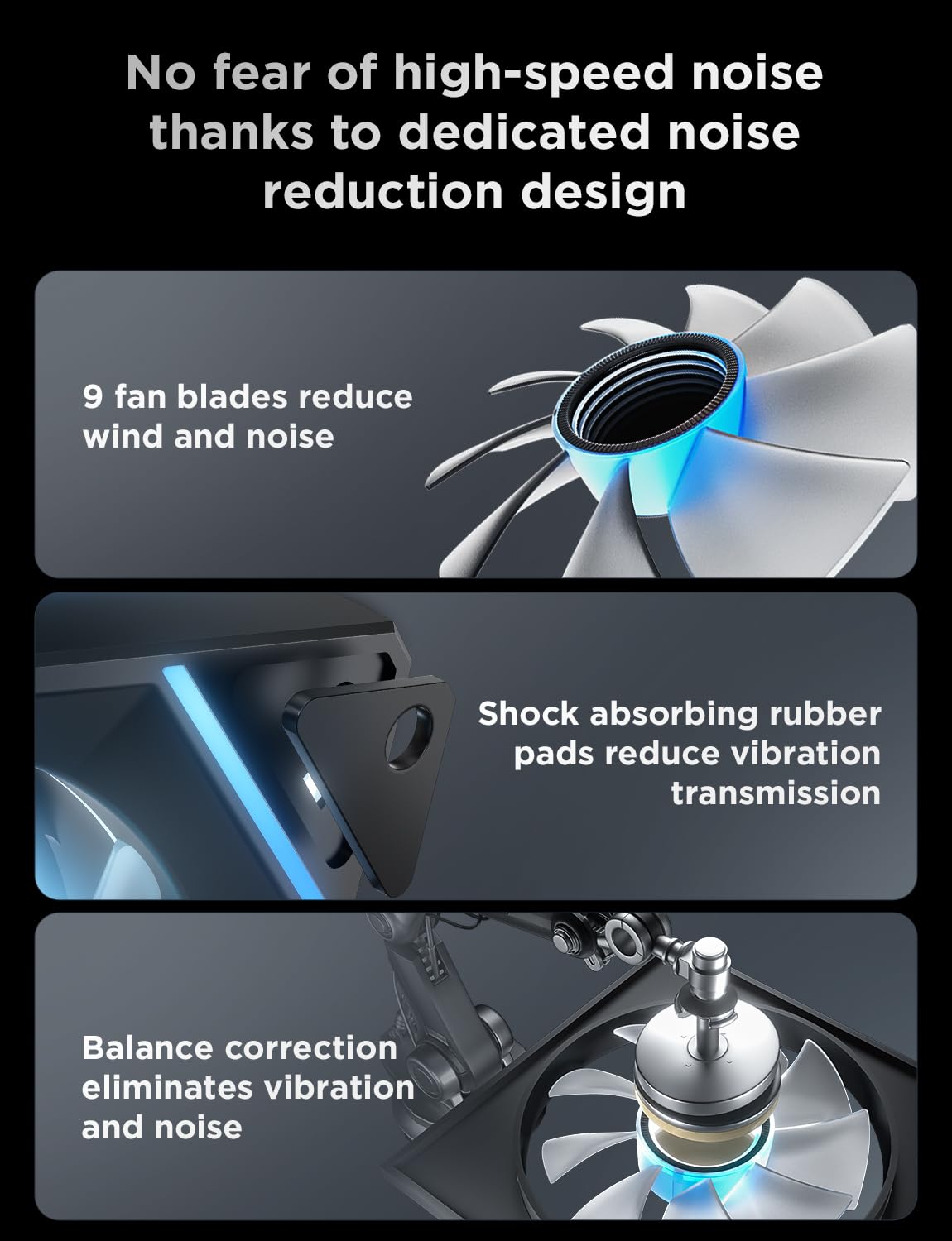 AsiaHorse AMICI-5GT RGB PC Fans, Infinity Mirror ARGB Fans HDB Bearing Fan Speeds Up to 1800 RPM with 24 LED Lights, Forward Blade Fan Compatible Motherboard Aura SYNC (Not Wireless Connection)