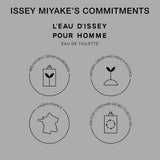 Issey Miyake L'Eau d'Issey Pour Homme Eau de Toilette - Fragrance for Men - Pure & Fresh - With Notes of Yuzu, Nutmeg & Sandalwood - 4.2 oz