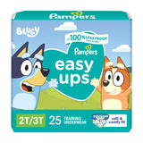Pampers Training Pants - Easy Ups Boys & Girls Bluey - Size 2T-3T, 140 Count, Children's Potty Underwear (Packaging May Vary)