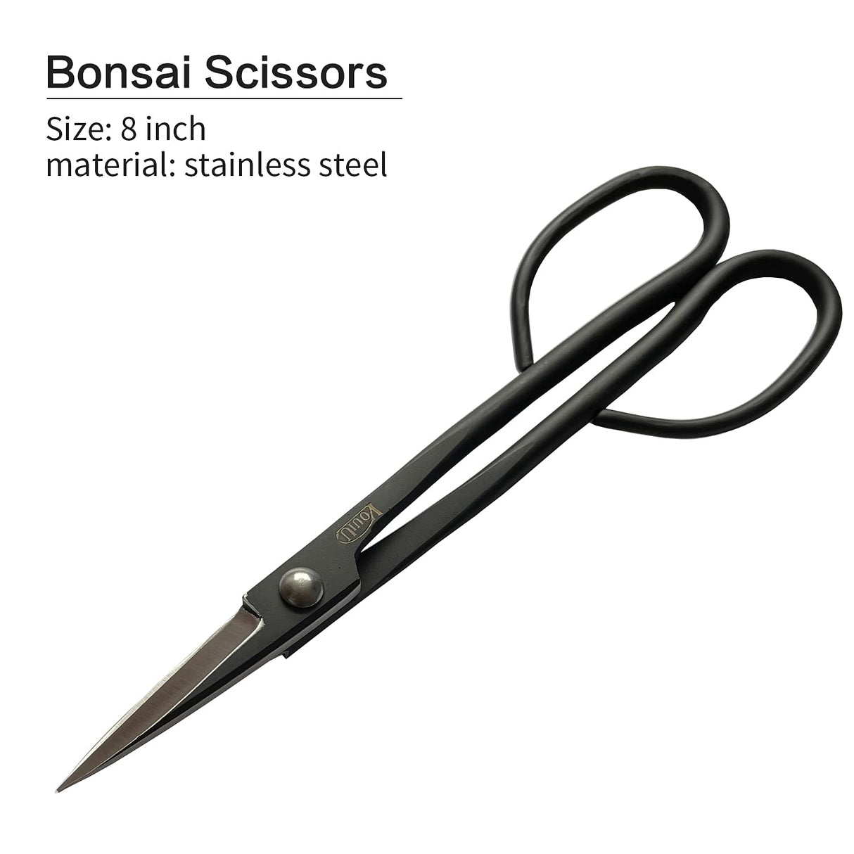VOUIU 5-Piece Bonsai Tool Set,Knob Cutter,Concave Cutter,Wire Cutter,Jin Pliers,Bonsai Scissors