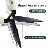 PrunePro® Extendable Hedge Shears Lightweight Ultra Sharp Blade for Bushes